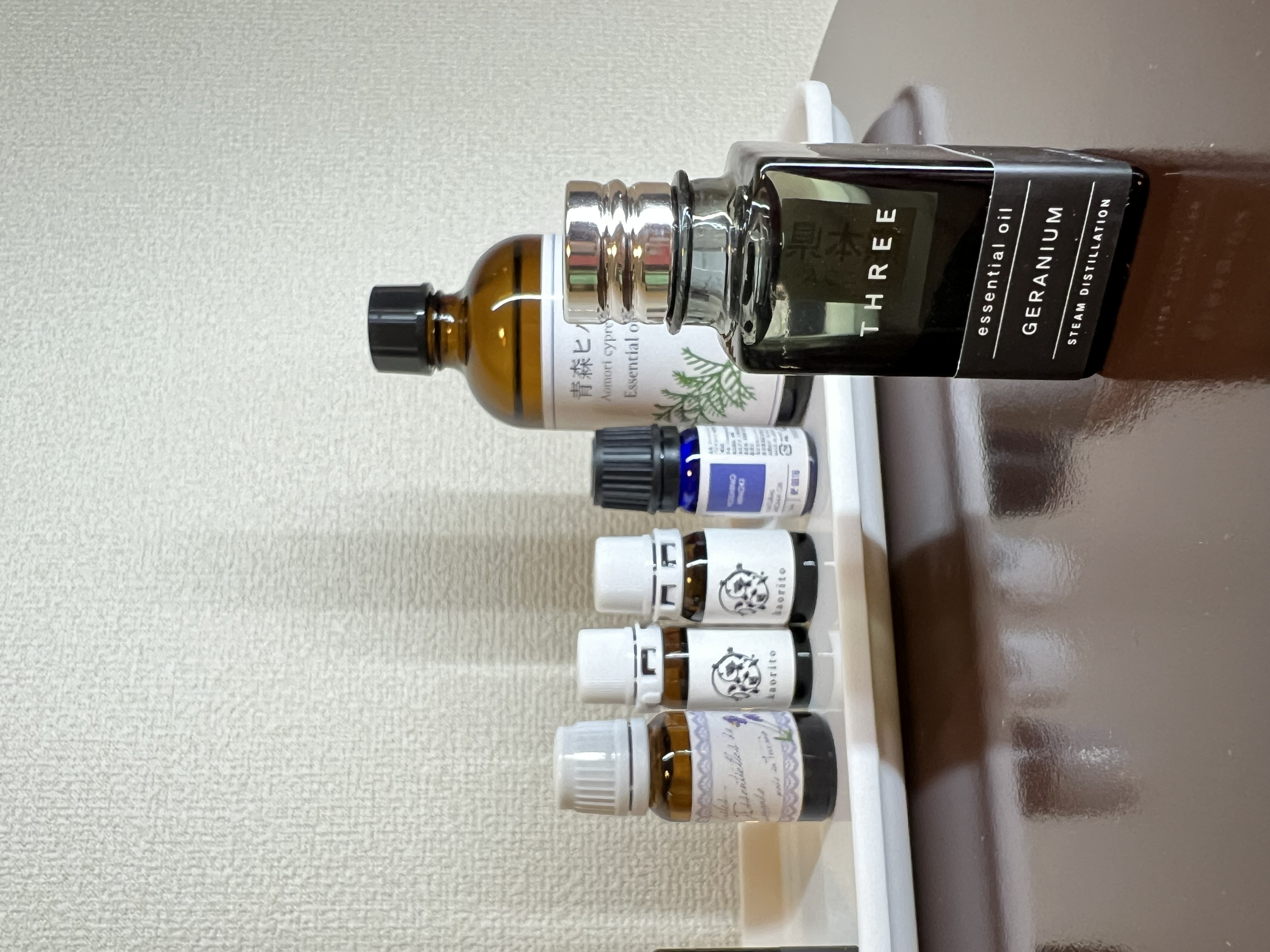 産地にこだわったアロマオイルを贅沢に使用。国産アロマオイル多数！の写真